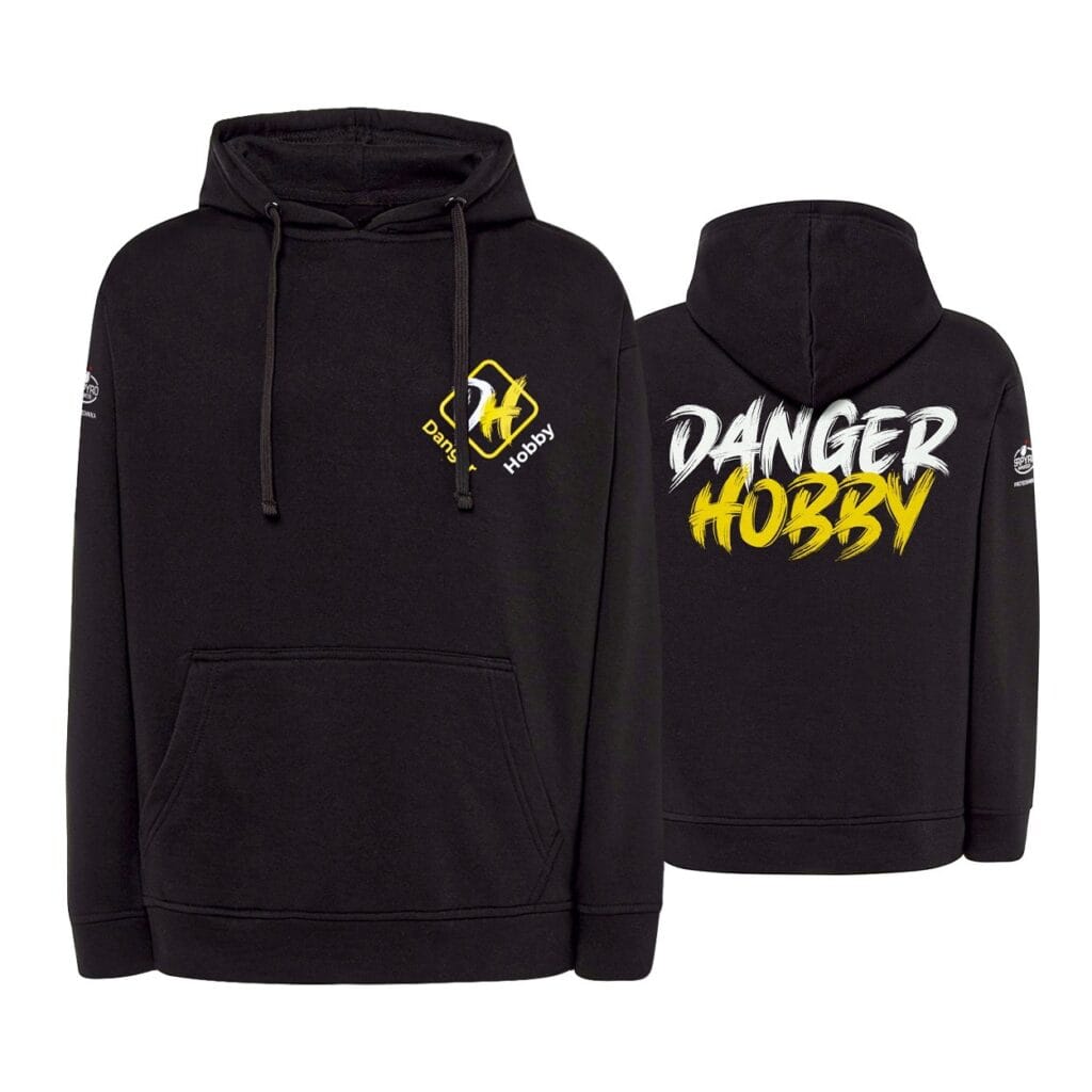 Bluza Danger Hobby rozmiar XL czarna z kapturem
