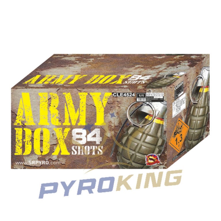 Wyrzutnia Army Box CLE4524 SRPYRO 84 strzały 30–48 mm