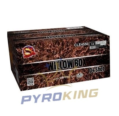 Wyrzutnia fajerwerków Willow Box CLE4550 SRPyro, 104 strzały kalibru 30 mm