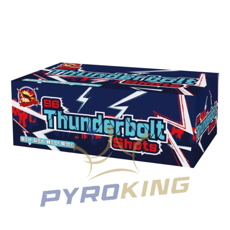 Wyrzutnia fajerwerków Thunderbolt CLE4587 SRPyro, 96 strzałów kalibru 30 mm