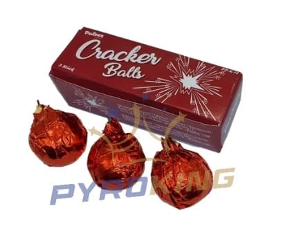 Crackling-Kugeln Cracker Balls 3 Stück Pulver PP-K-12