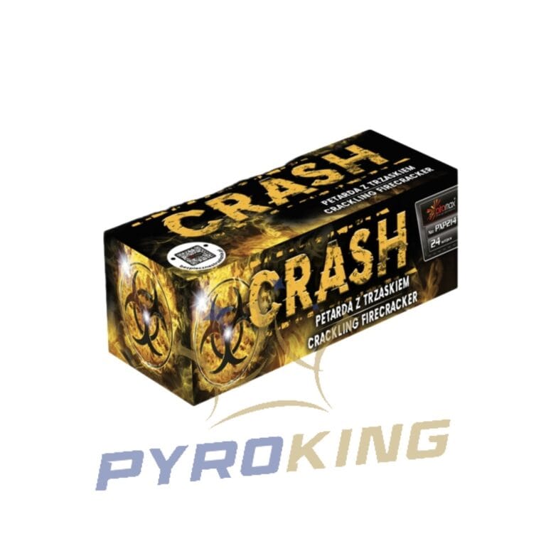 Petardy z cracklingiem Crash PXP214 Piromax 6 sztuk F2