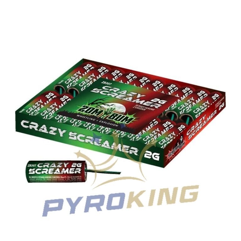 Knaller mit Pfeifer Crazy Screamer 2G ZB307 20 Stück – Zom Bum