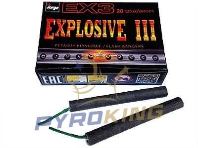 Petardy hukowo-błyskowe Explosive III EX3 Jorge 20 sztuk F3