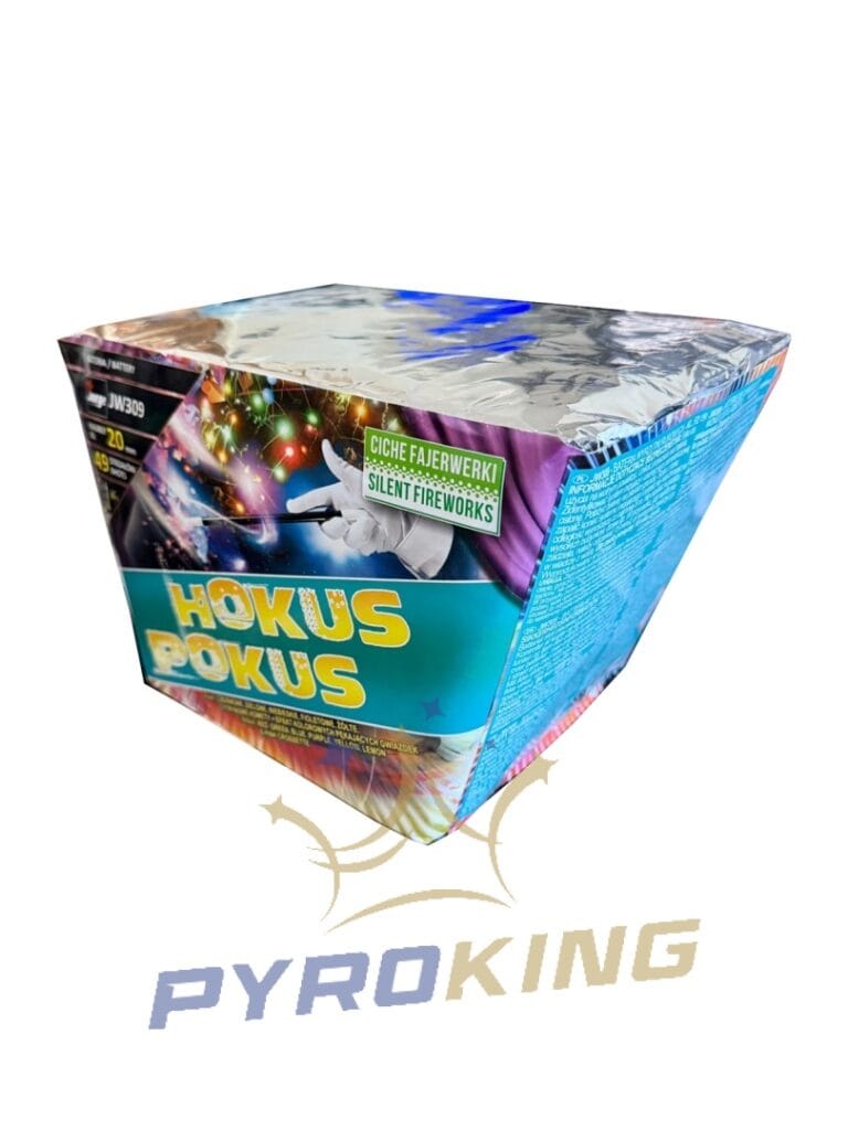 Batteriefeuerwerk Hokus Pokus JW309 Jorge – 49 Schuss, Kaliber 20 mm
