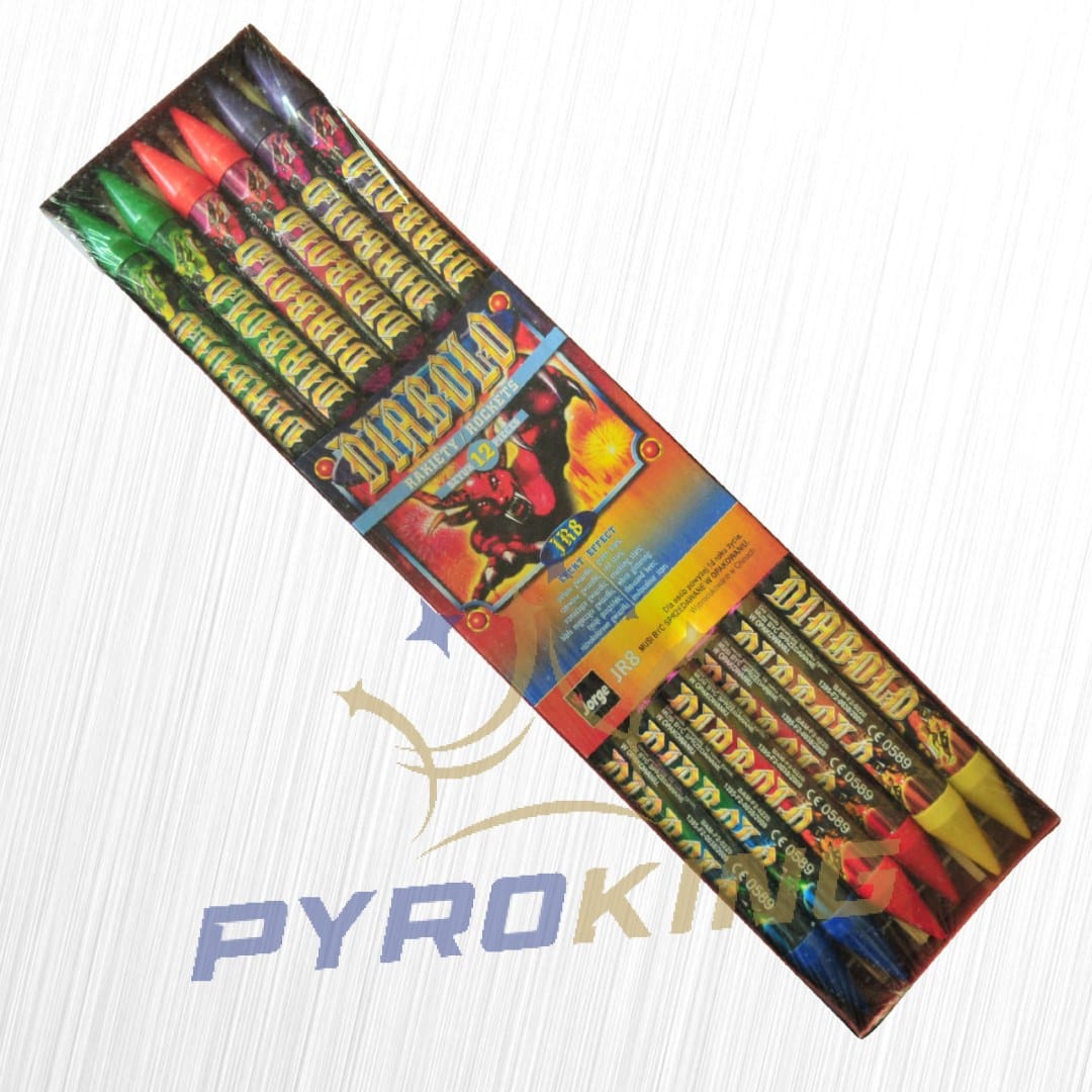 JR8 Diablo Raketenset big 12 Stk. JR8 Diablo Raketenset big 12 Stk.