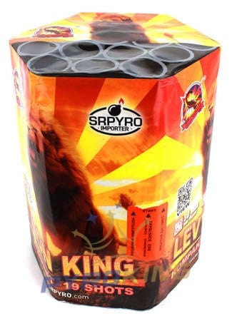 Wyrzutnia fajerwerków Lion King CLE4036 SRPyro, 36 strzałów kalibru 25 mm