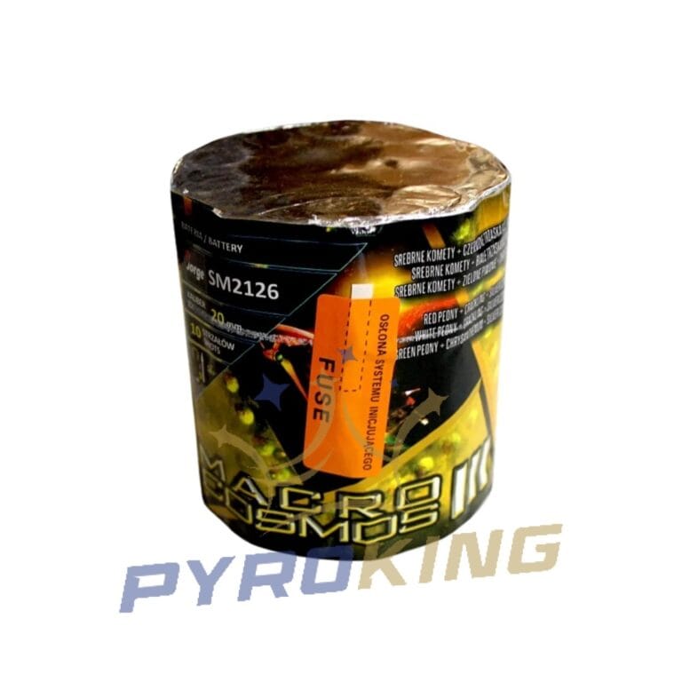 Batteriefeuerwerk Macrocosmos III SM2126 Jorge – 10 Schuss, Kaliber 20 mm