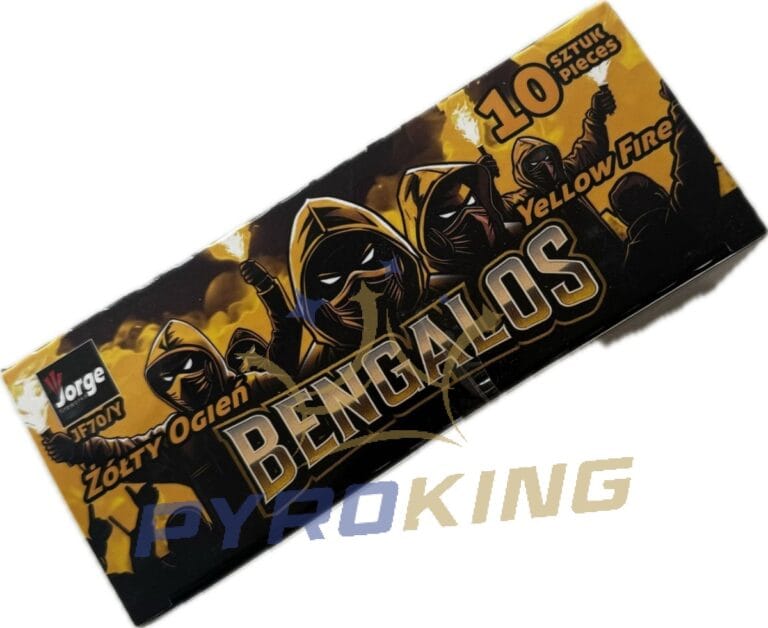 Breslauer Feuer Bengalos Gelb 1 Stück Bengalfeuer JF70/Y