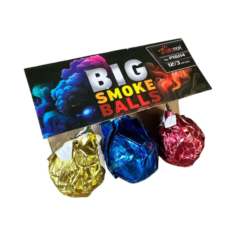 3er-Set große Rauchkugeln MIX Big Smoke Balls PXG114 Piromax T1
