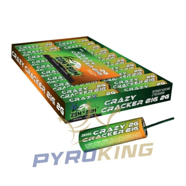 Böller mit Crackling Crazy Cracker BIG 2G ZB302 20 Stück – Zom Bum