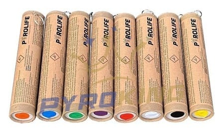 Rauchfackel violett beidseitig mit Abziehring RDG2-V 45–60 s PyroLife