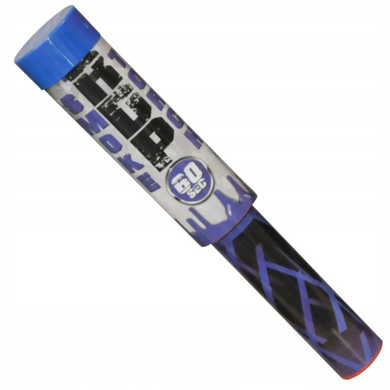 Rauchfackel zum Halten blau mit Griff RDP60M 60 s Klasek