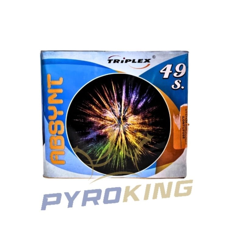 Batteriefeuerwerk Absynt TXB325 Triplex – 49 Schuss, Kaliber 22 mm