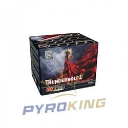 Batteriefeuerwerk Thunderbolt 1 HF2244 RIAKEO – 24 Schuss, Kaliber 30 mm