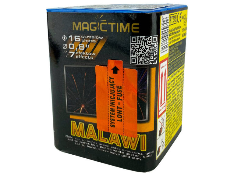 Batteriefeuerwerk Malawi P7215 Magic Time – 16 Schuss, Kaliber 20 mm