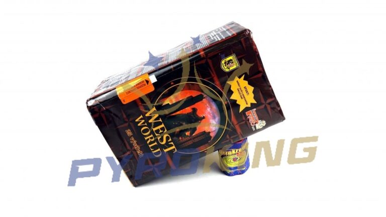 Batteriefeuerwerk West World 25 Schuss 25 mm PMB25W – Pyro Moravia