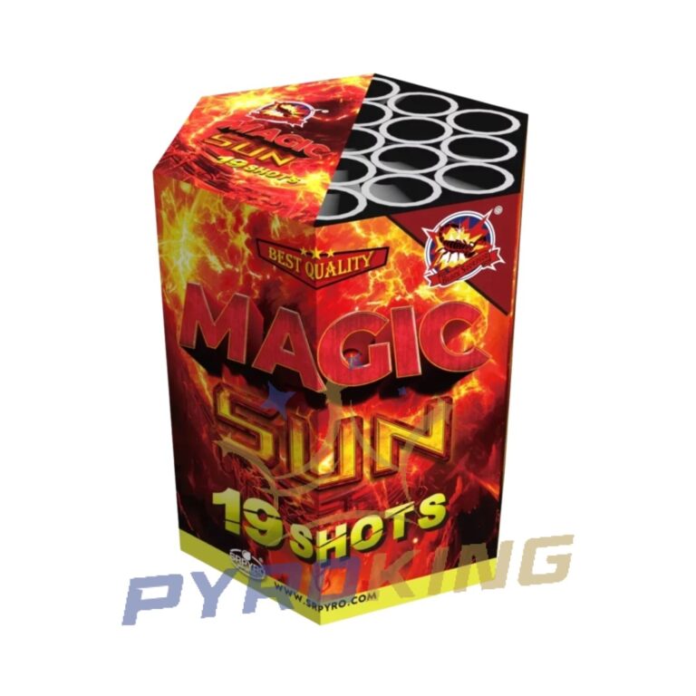Batteriefeuerwerk Magic Sun 19 Schuss 38 mm CLE4420 – SRPyro