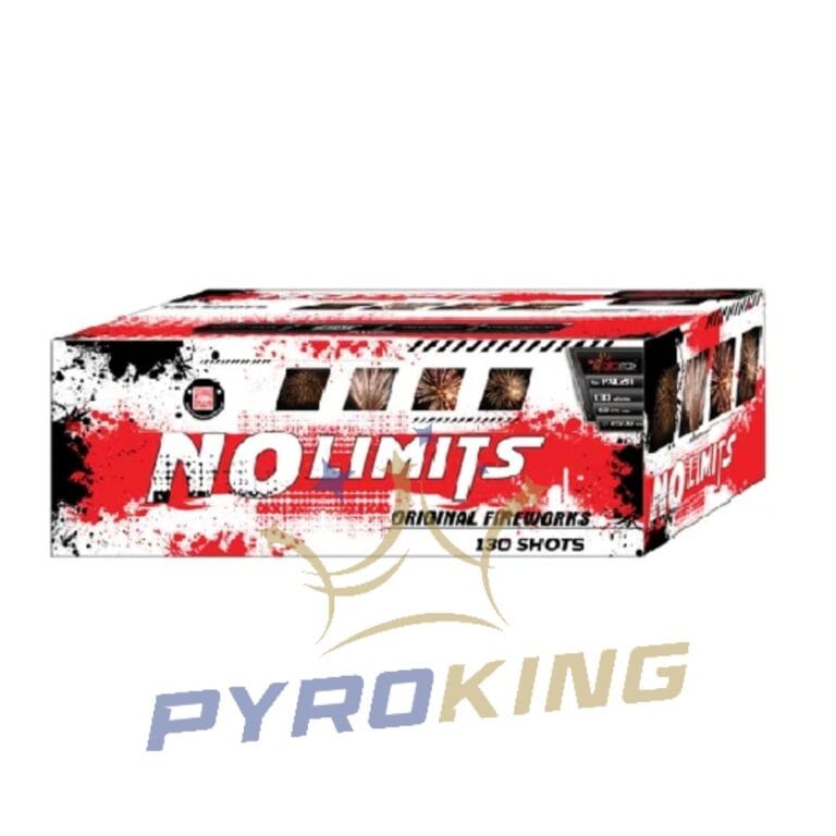 Batteriefeuerwerk NO LIMITS 100 PXB2438, 100 Schuss 20mm PIROMAX