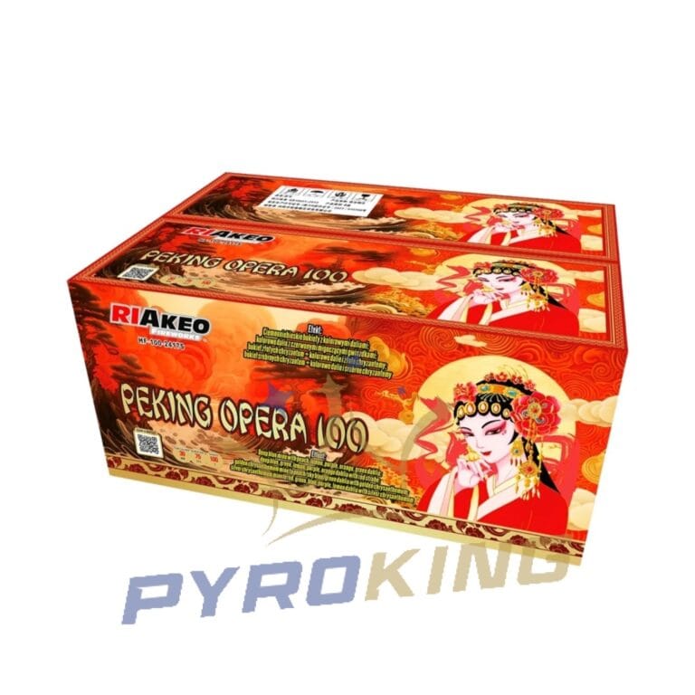 Wyrzutnia Peking Opera 100 HF-100-2417S Riakeo 100 strzałów kaliber 30 mm