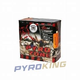Batteriefeuerwerk Pyro Zone PXB2119 Piromax – 15 Schuss, Kaliber 20 mm