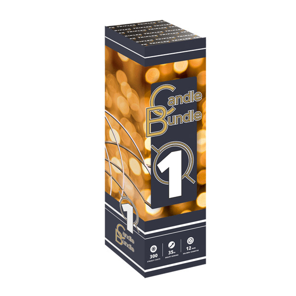 Römische-Lichter-Batterie Candle Bundle 1 XC3001 Triplex – 300 Schuss, Kaliber 12 mm