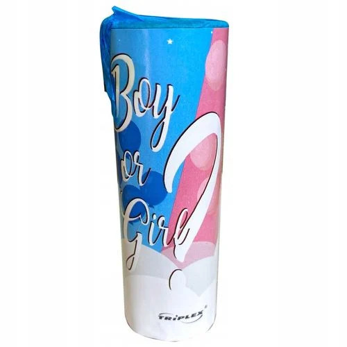 Rauchfackel Baby Shower blau Boy or Girl 60 s Triplex TXF652-2B