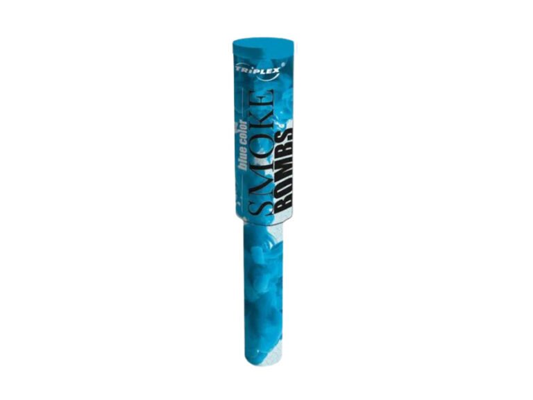 Rauchfackel für die Hand blau mit Griff TXF543-2 60 s Triplex