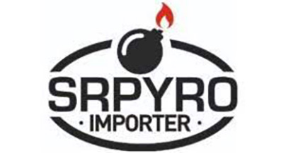 Logo SRPYRO – producent fajerwerków i pirotechniki